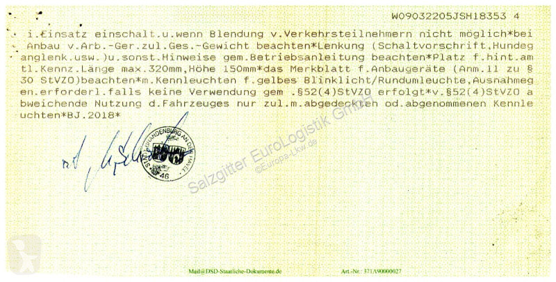 Silniční stroje  Hansa APZ 1003L / Lenkachse !!