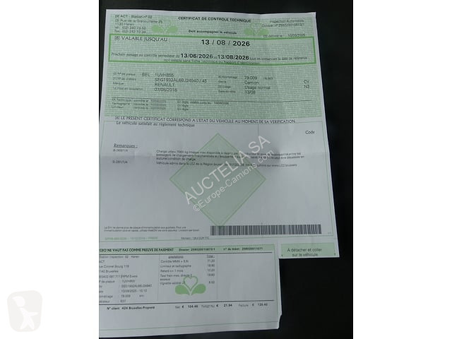 Vehículo de limpieza viaria Renault D19