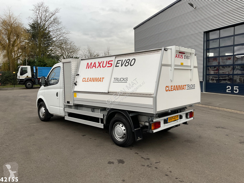Gemeentevoertuig  Maxus EV80 LWB Veegvuilkipper...