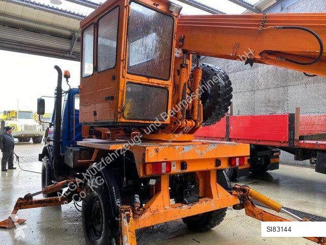 Utilaje pentru drumuri Unimog 4x4. Kran. Seilwinde