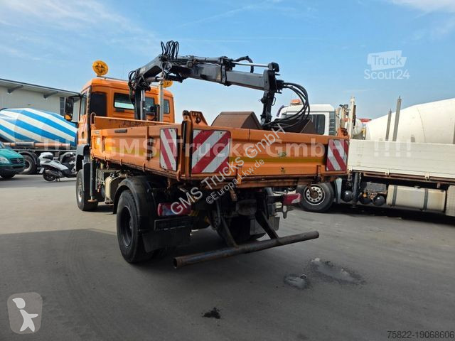 Vägmaskiner MAN TGS / 4X4 ALLRAD / Kipper + Kran