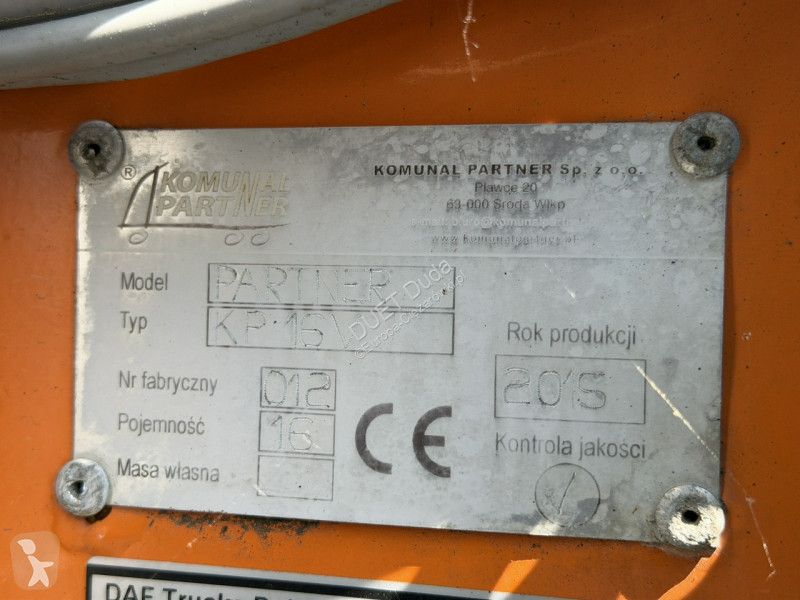 Пътнопочистваща техника DAF 55300 Śmieciarka...