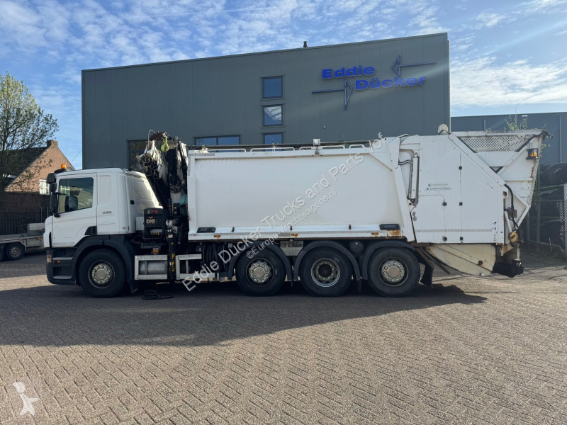 Engin de voirie Scania 360 8X2 EURO 5 HIAB 144E-4