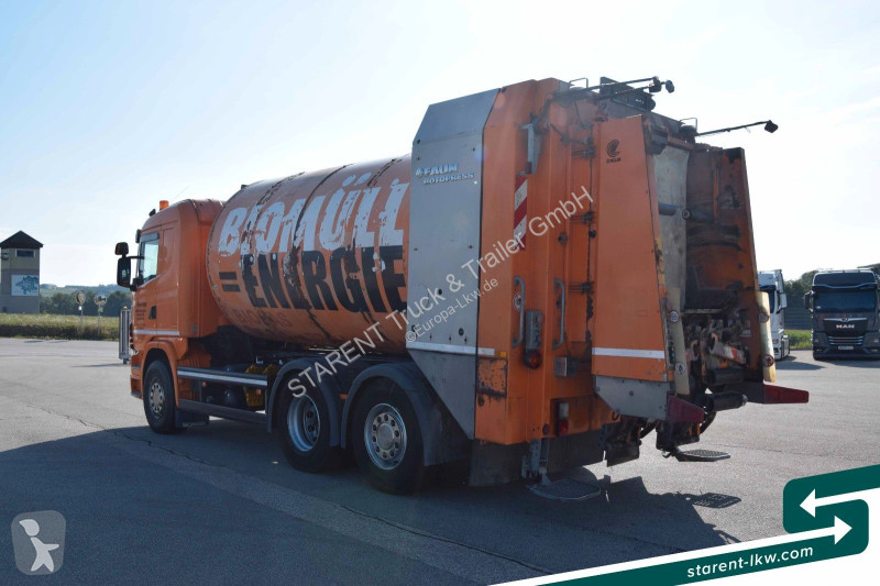 Gemeentevoertuig Scania G320 FAUN Rotopress...