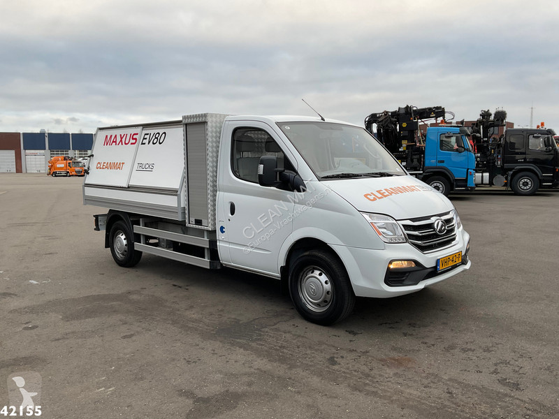 Gemeentevoertuig  Maxus EV80 LWB Veegvuilkipper...