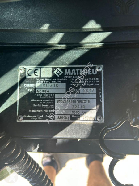 Matériel de nettoyage Mathieu MC210