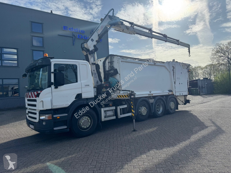 Engin de voirie Scania 360 8X2 EURO 5 HIAB 144E-4