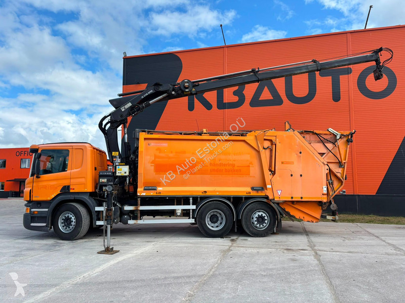 آلة لصيانة الطرق Scania P 280 6x2*4 HIAB 211E-3...