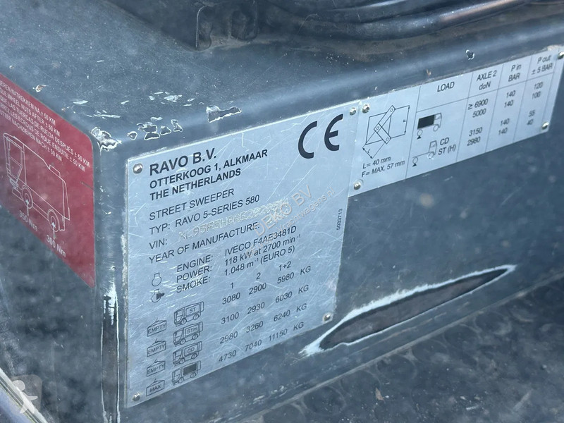 Vägmaskiner Ravo 580 VEEGMACHINE/SWEEPER!!