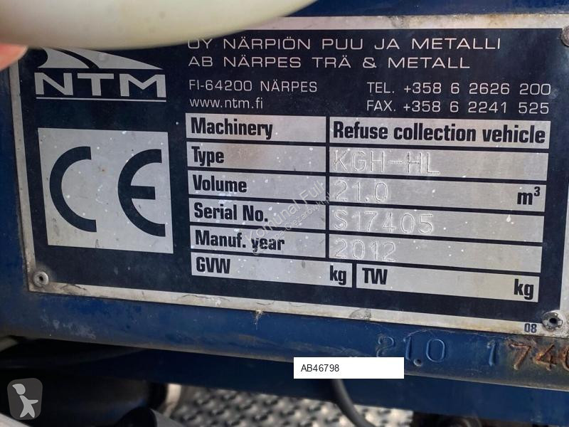 Silniční stroje Mercedes 2629 śmieciarka NTM 21 M3