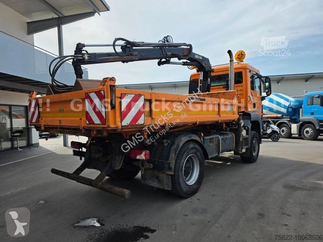 Vägmaskiner MAN TGS / 4X4 ALLRAD / Kipper + Kran