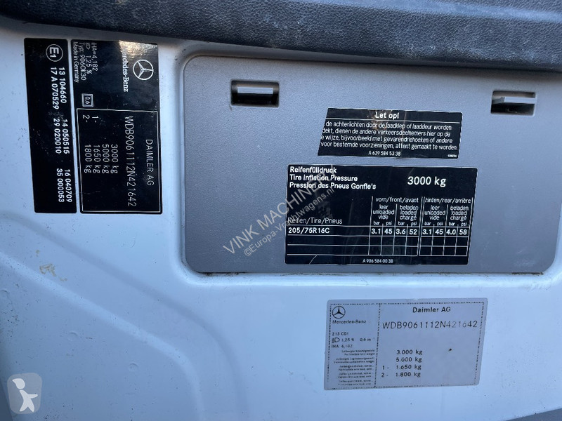 Silniční stroje Mercedes Vuilnisauto 213CDI
