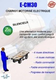 Hydrosystem ferngesteuerter Transportwagen CHARIOT ELECTRIQUE MOTORISE E-CM30