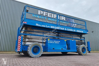Hollandlift Megastar G320DL30 4WDS/N Diesel, 4x4x4 Drive, 34m