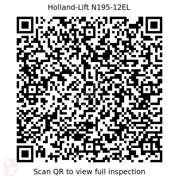 Plataforma elevadora Hollandlift N195-12EL...