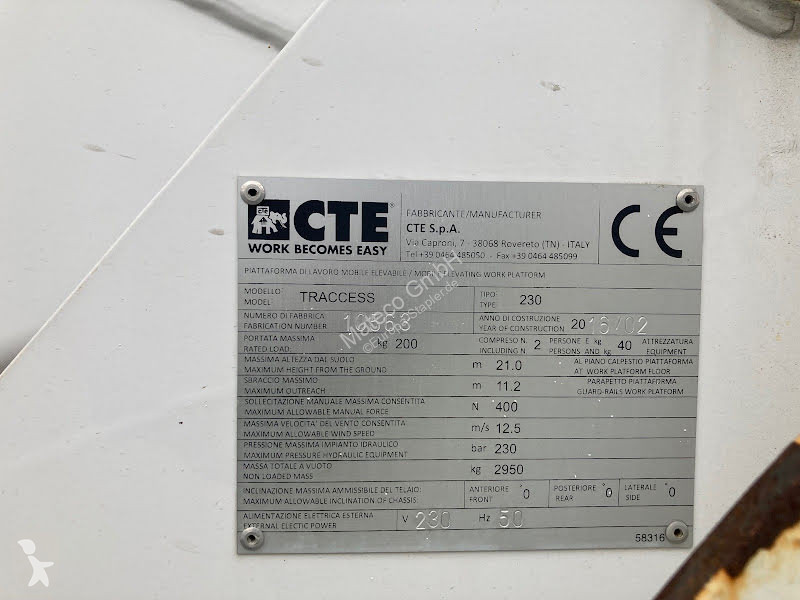 Nacelle CTE TRACCESS 230