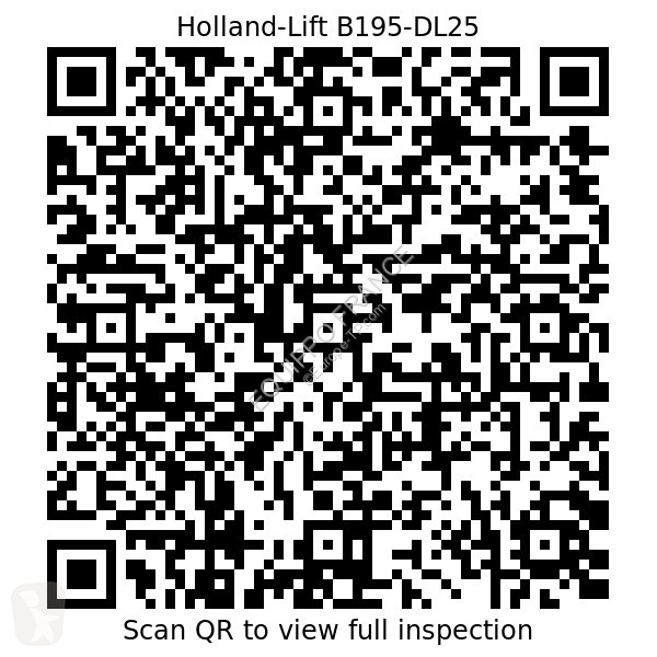 Nacelle Hollandlift B195-DL25 (21m)