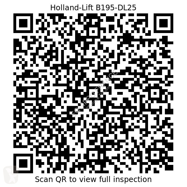 Nacelle Hollandlift B195-DL25 (21m)