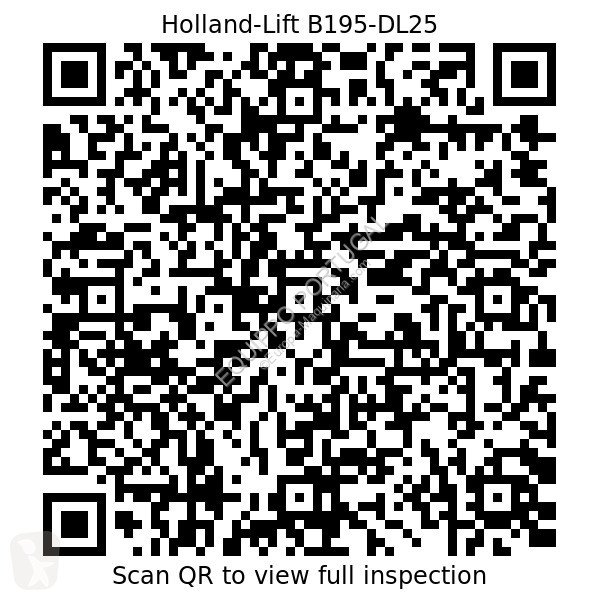 Plataforma Hollandlift B195-DL25 (21m)