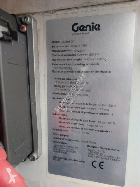 Nacelle Genie GS-2669 OR
