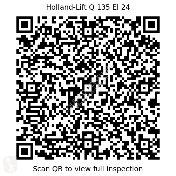 Vysokozdvižná plošina Hollandlift Q 135 El 24...