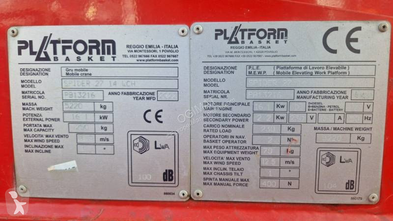 Nacelle Platform Basket 27.14