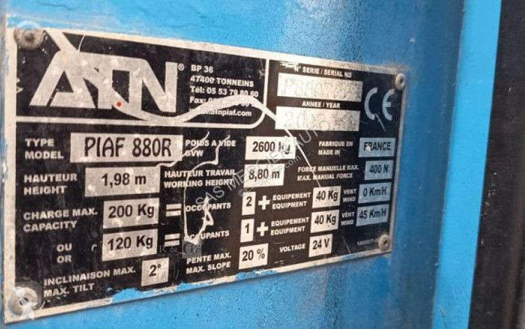 Nacelle ATN nacelle automotrice a mat vertical...