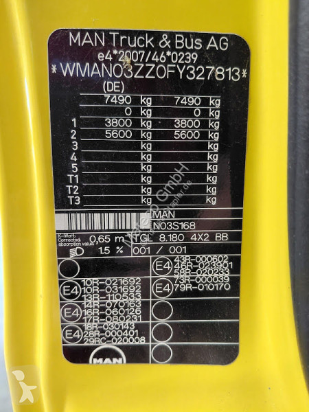 Nacelle Ruthmann T 190 / MAN TGL 8.180 4X2 BB