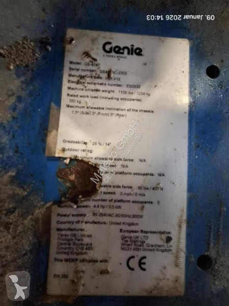 Vysokozdvižná plošina Genie