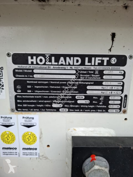 منصة تلسكوبية Hollandlift HL-190 E12