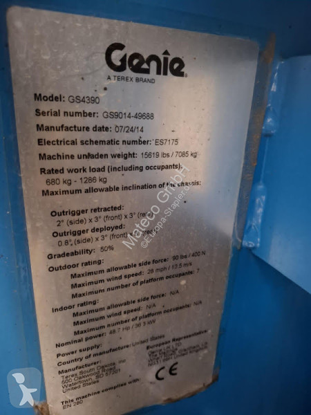 منصة تلسكوبية Genie GS4390
