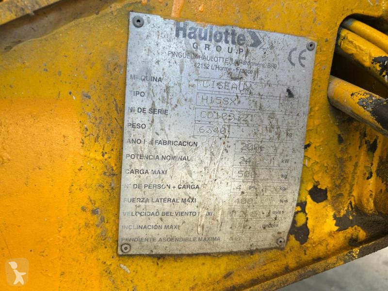 منصة تلسكوبية Haulotte