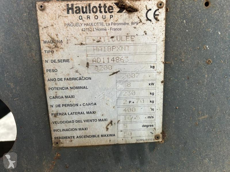منصة تلسكوبية Haulotte PXNT