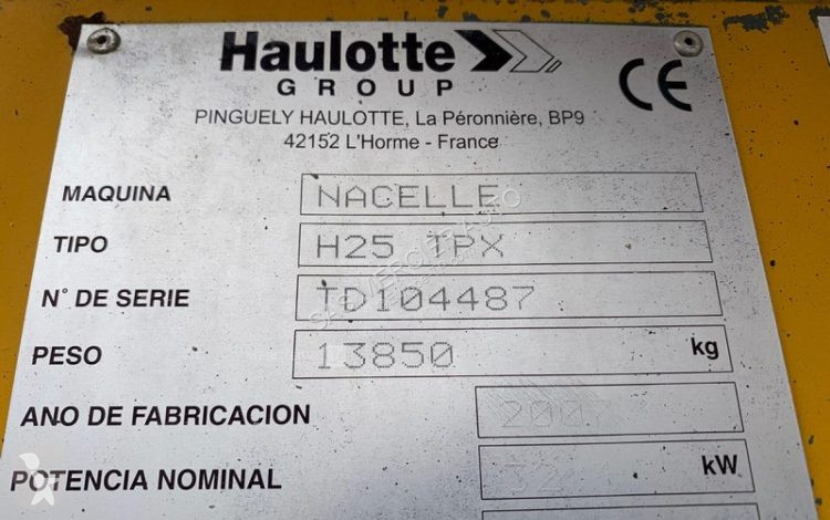 Hoogwerker Haulotte nacelle automotrice a...