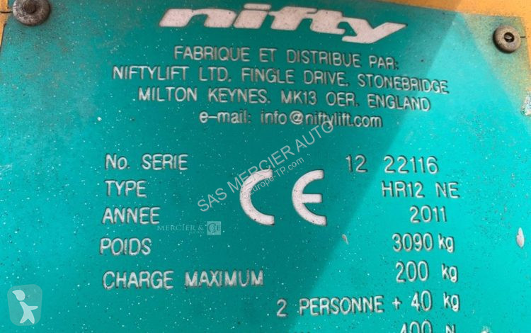 Автовишка Niftylift nacelle automotrice a bras...
