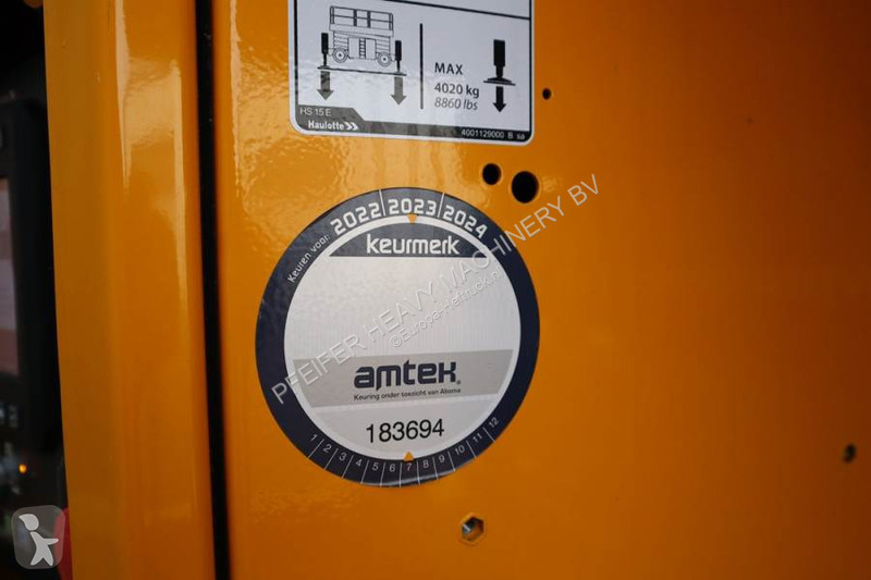 Hoogwerker Haulotte HS15EPRO Valid Inspection,...
