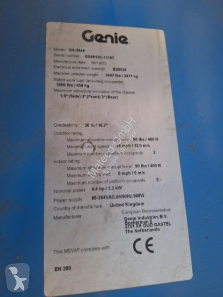 Hoogwerker Genie GS-2646
