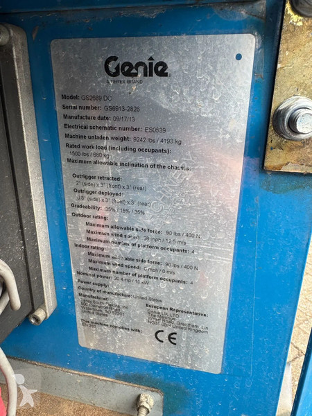 Hoogwerker Genie Hoogwerker Schaarhoogwerker