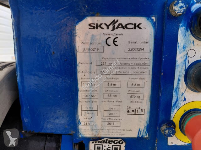 Plataforma Skyjack SJIII 3219