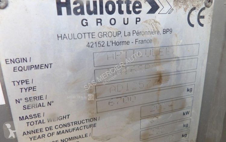 Nacelle Haulotte nacelle articulee automotrice...