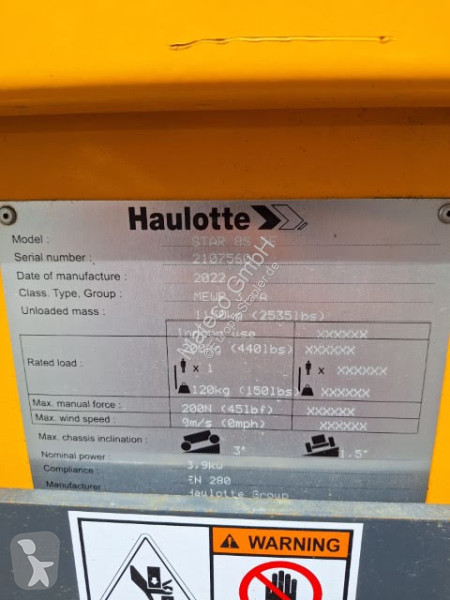 Plataforma elevadora Haulotte STAR 8 S