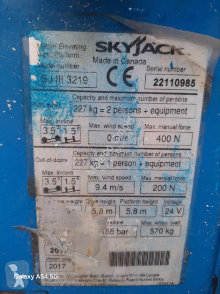 Автовышка Skyjack SJIII 3219