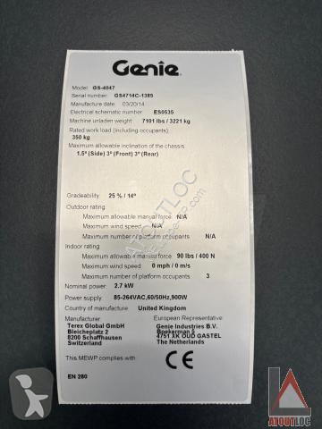 منصة تلسكوبية Genie