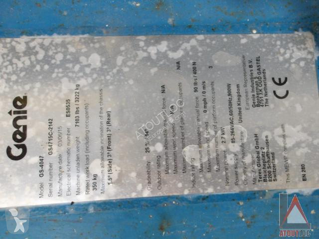 Plataforma elevadora Genie