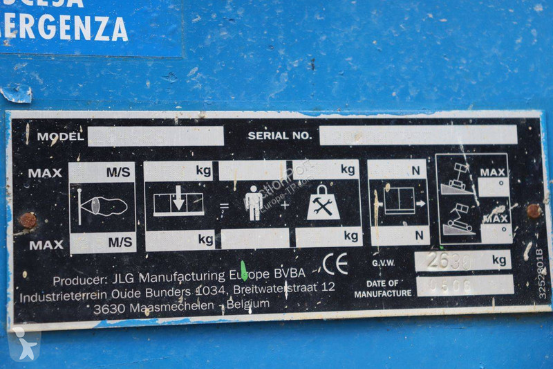 Plataforma elevadora JLG