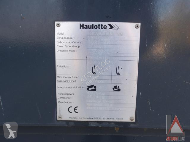 Plataforma elevadora Haulotte  HT23RTJ O