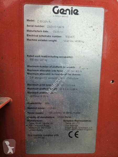 Lift Genie Z-30/20N