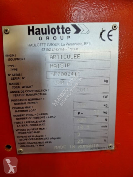 Gondola Haulotte HA15