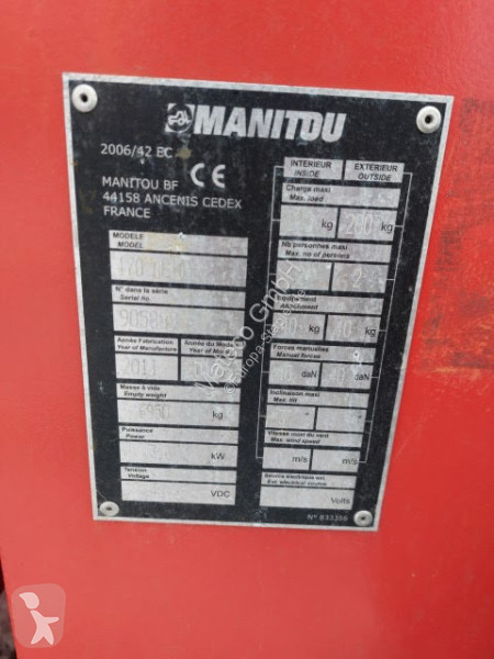 منصة تلسكوبية Manitou 170AETJ L