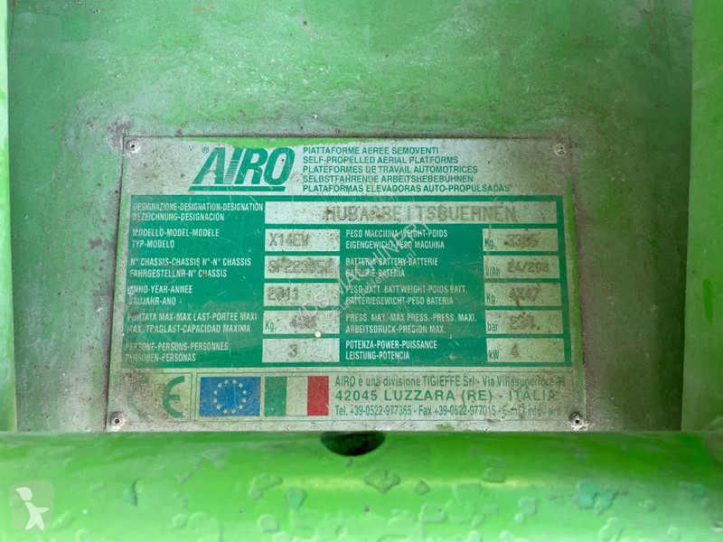 Piattaforma aerea Airo X14EW Hoogwerker...